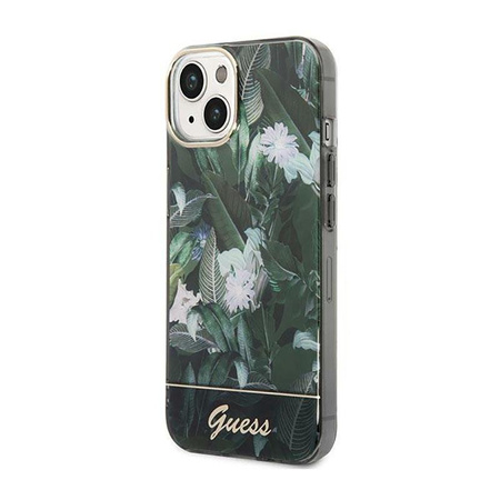 Guess Jungle Case - pouzdro pro iPhone 14 Plus (zelené)