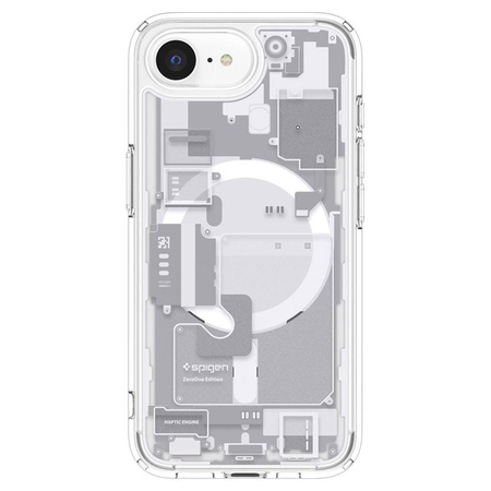 Spigen Ultra Hybrid MagSafe - Case for iPhone 16e (Zero One White)