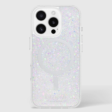 Kate Spade New York Protective MagSafe - Pouzdro pro iPhone 16 Pro (Chunky Glitter)