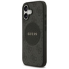 ETUI DO IPHONE 17 do MAGSAFE GUESS ORYGINALNE CZARNE SKÓRZANE MODNE CASE