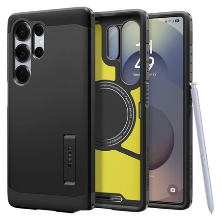 Spigen Tough Armor MagSafe - Pouzdro pro Samsung Galaxy S25 Ultra (Black)