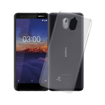 Crong Crystal Slim Cover - Tasche Nokia 3.1 (Transparent)