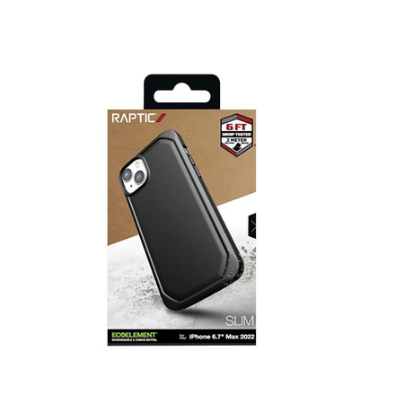 X-Doria Raptic Slim - Biodegradable iPhone 14 Plus Case (Black)