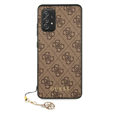 Guess 4G Charms Collection - Etui Samsung Galaxy A52 / A52S (brązowy)