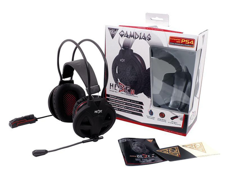 Gamdias Hebe V2 - Casque de jeu stéréo avec microphone (PC-PS4)