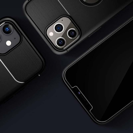 Spigen Glas.TR EZ Fit – Tvrzené sklo iPhone 12 / iPhone 12 Pro (čiré)