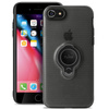 PURO Magnet Ring Cover - pouzdro pro iPhone SE (2022 / 2020) / 8 / 7 s magnetickým úchytem na prst (černé)