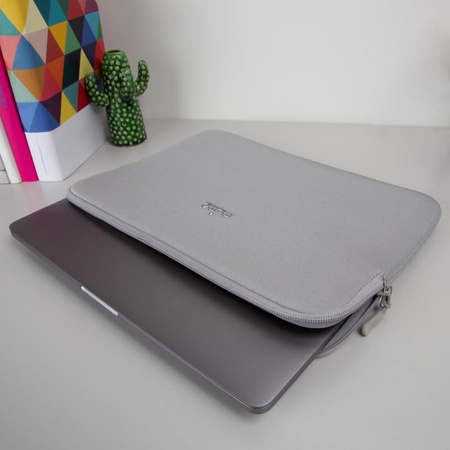 PURO Scudo Sleeve - obal na MacBook Pro 14" / Notebook 13" (stříbrný)