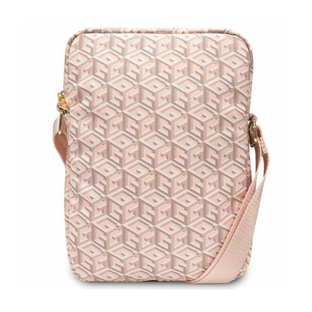 Guess GCube Stripe Tablet Bag - 10" Tablet Bag (Pink)