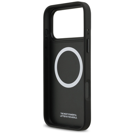 Etui do iPhone 17 Pro Max MagSafe BMW M Oryginalny Skórzany Szary Case
