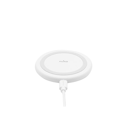 PURO Wireless Charging Station QI - Bezprzewodowa ładowarka indukcyjna Qi (biały)