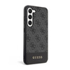 Pouzdro Guess 4G Bottom Stripe Metal Logo Collection - Samsung Galaxy S24+ (černé)