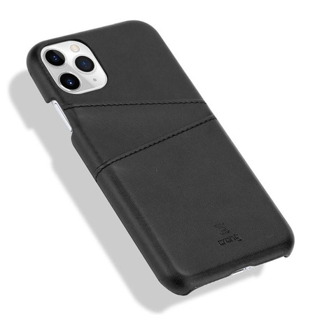 Crong Neat Cover - iPhone 11 Pro Max Hülle mit Taschen (schwarz)