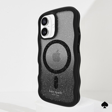 Kate Spade New York Wavy MagSafe - Case for iPhone 16 (Nightfall)