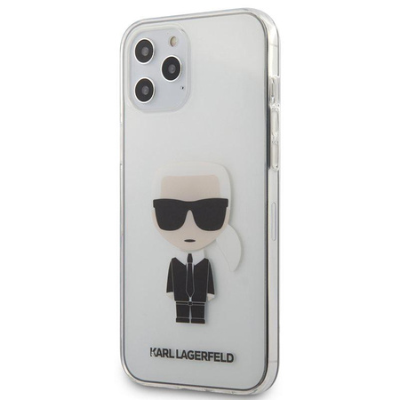Karl Lagerfeld Ikonik - Coque iPhone 12 Pro Max (Transparente)
