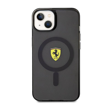 Ferrari Translucent MagSafe - iPhone 14 Plus Case (Black)