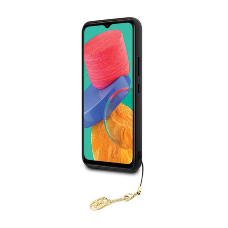 Kolekce Guess 4G Charms - pouzdro pro Samsung Galaxy S23 FE (hnědé)