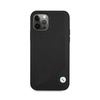 BMW Leather Deboss - Etui iPhone 12 / iPhone 12 Pro (czarny)