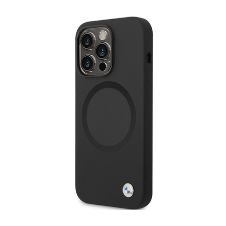 BMW Signature Liquid Silicone MagSafe - Case for iPhone 14 Pro (black)