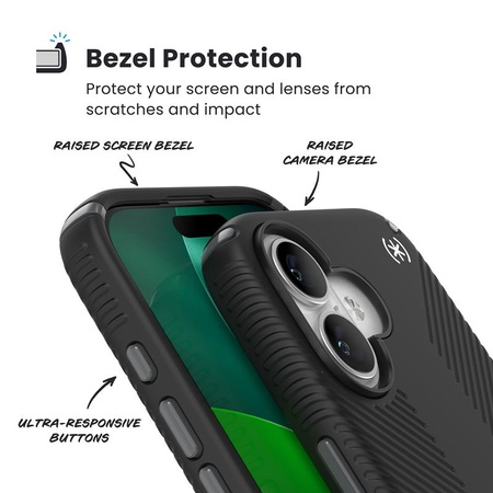 ETUI MAGSAFE PANCERNE DO IPHONE 17 Speck CZARNE WYTRZYMAŁE CASE