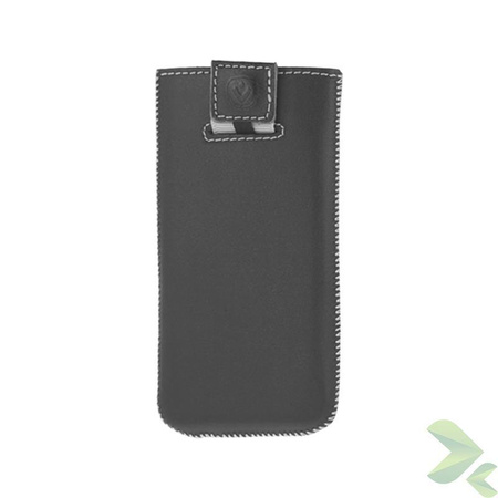 Valenta Pocket Stripe - Kožené pouzdro (černé)