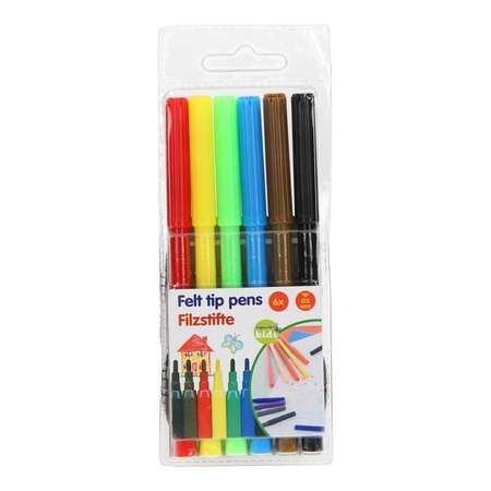 Topwrite - Set de marqueurs / stylos / marqueurs 6 pcs