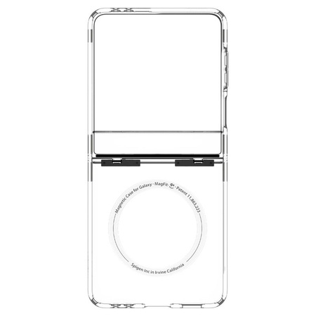 Spigen Ultra Hybrid Pro Mag MagSafe - Case for Samsung Galaxy Z Flip 7 (Clear/White)