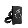 Karl Lagerfeld Autograph Chain Wallet Phone Bag - Torba na smartfona i akcesoria (czarny)