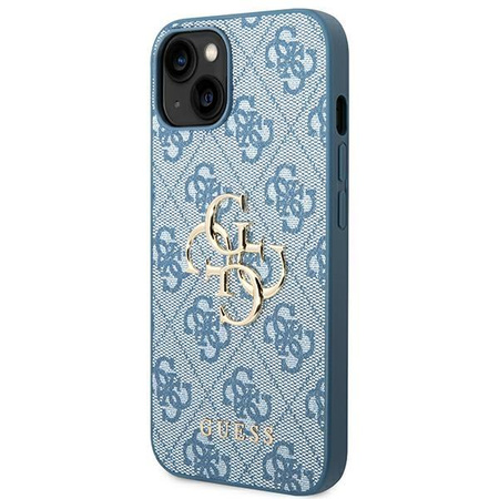 Guess 4G Big Metal Logo - iPhone 14 Tasche (blau)