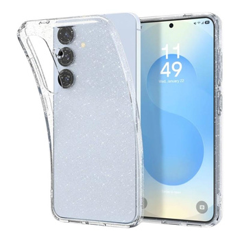 Spigen Liquid Crystal Glitter - pouzdro pro Samsung Galaxy S25+ (průhledné)