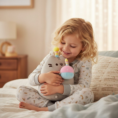 PUSHEEN PUSHEEN CAT MASCOT WITH TORT, Plush Cat, Cuddly 24cm