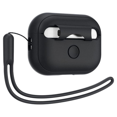 Spigen Silicone Fit Strap - tok az Apple AirPods Pro 1 / 2 készülékhez (fekete)