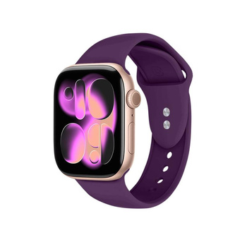 Crong Liquid - Apple Watch szíj 38/40/41/42 mm (szilva)