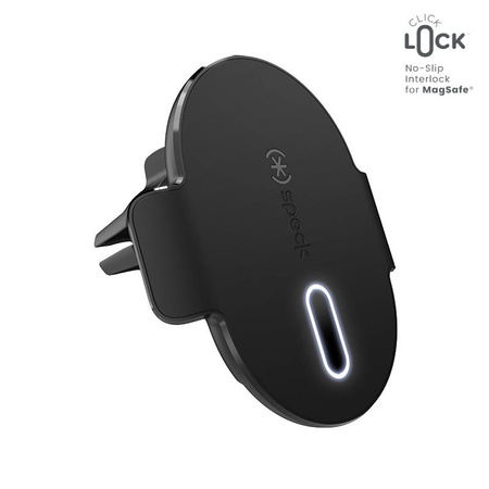 Speck Charging Vent Mount + ClickLock - MagSafe Autohalterung mit drahtloser Aufladung (schwarz)