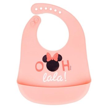 Minnie Mouse - Bib with Pocket (Indigo dreams)