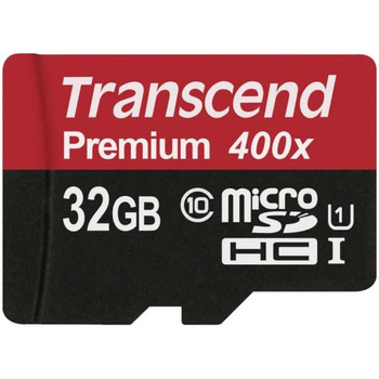 Transcend Memory microSDHC - memóriakártya 32 GB Class 10 UHS-I U1 60/25 MB/s