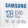 Samsung microSDXC EVO Plus - 128 GB UHS-I / U3 A2 V30 memóriakártya adapterrel