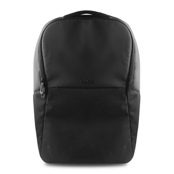 PURO Bynight - Fényvisszaverő hátizsák külső USB porttal MacBook Pro 15" / Notebook 15.6" (fekete)