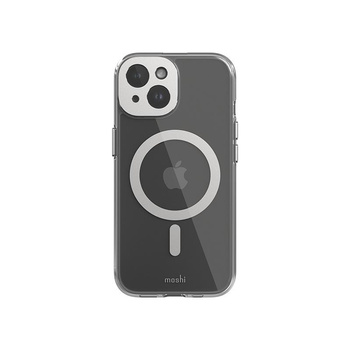 Moshi iGlaze MagSafe - pouzdro pro iPhone 15 (stříbrná Luna)