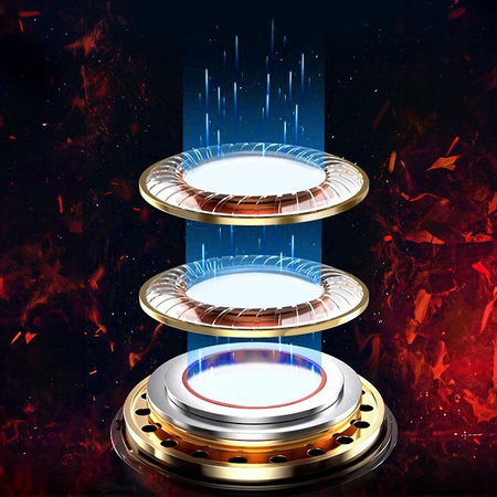 WEKOME ET-Y30 ET Series - bezdrátová sluchátka pro hráče s 3,5mm jackem (červená)