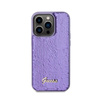 Guess Sequin Script Metal - Coque iPhone 15 Pro (violet)