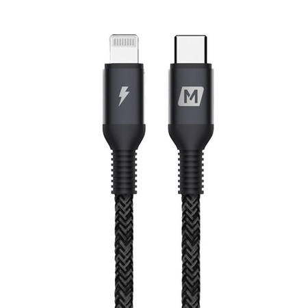 Momax Elite link - Cable from USB-C (Power Delivery Fast Charging 3A) to Lightning MFi 1.2 m (Black)