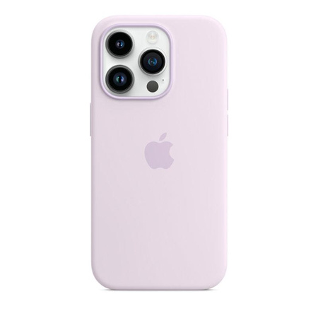 Apple Silicone Case - Silicone Case with MagSafe for iPhone 14 Pro (lilac)