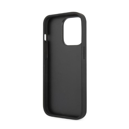 Karl Lagerfeld NFT Glitter Choupette Patch - iPhone 14 Pro Max tok (fekete)