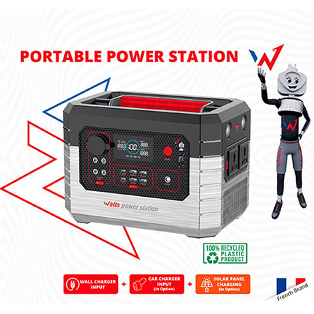 Wonder Wx1200 Power Station - přenosná napájecí stanice 600 W 168000 mAh (černá)