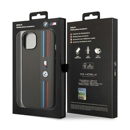 BMW Tricolor M Collection - iPhone 14 Plus Case (grey)