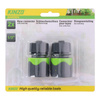 Kinzo - Raccord de tuyau d'arrosage 1/2" (2 pièces).)
