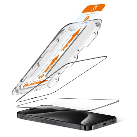 Crong EasyShield 2-Pack - Edzett üveg iPhone 15 Pro Max készülékhez (2 db)