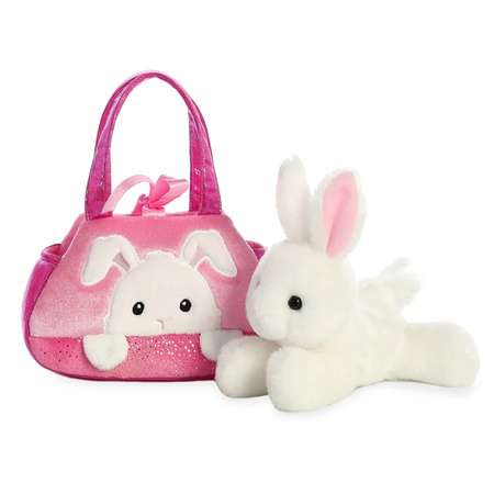 Fancy Pals – Plyšová hračka PeekaBoo Bunny v růžovém sáčku 20 cm Ekologická