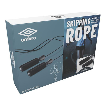 Umbro - Corde à sauter d'exercice 275 cm (noir)